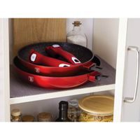 BERLINGERHAUS Sada nádobí s odnímatelnou rukojetí 9 ks Burgundy Metallic Line BH-6145