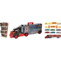 EXCELLENT HOUSEWARE Truck hrací kufřík sada autíček a dopravního značení 17 ks KO-S34497550