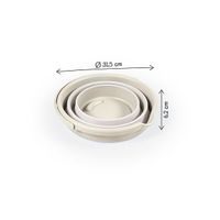 DOLU Dětská jídelní židlička s pultem, polstrováním a odnímatelným jídelním tácem, béžová, 90x70x60 cm