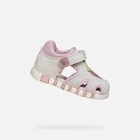 Šedé dívčí sandály pro první kroky Geox Sandal Iupidoo