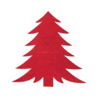 Kapsa na příbory polyester STROMEK 2 ks červená