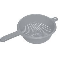 cedník d24x11cm s rukoj., sever.šedá, plast