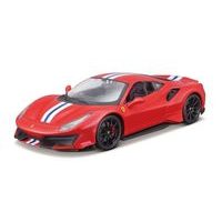Bburago Bburago - RACE+PLAY, FERRARI, Ferrari 488 Pista, červená, 1:24