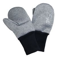 ESITO Palcové rukavice softshell Šedý melír - šedá