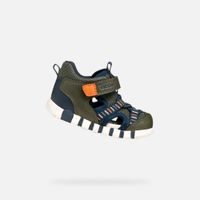 Tmavě modré chlapecké sandály pro první kroky Geox Sandal Iupidoo