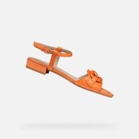 Oranžové dámské sandály Geox New Eraklia 15