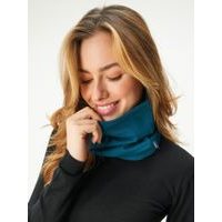 Unuo Dámský nákrčník z teplákoviny Basic, Tm. Petrolejová