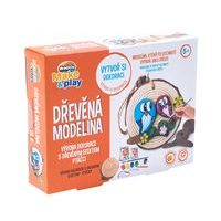 MODELO Samotvrdnoucí hmota efekt dřeva - ptáčci