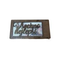 krabička na peníze, VŠECHNO NEJLEPŠÍ, tm.dřevo