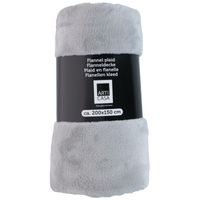 HOMESTYLING Deka fleece 180 x 230 cm ESSENTIALS antracit KO-HZ1011860