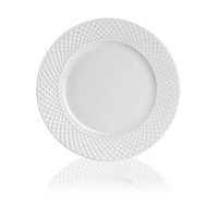 talíř d19,5cm dezertní, MEDIOLAN, bílý porcelán