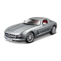 Maisto Maisto - Mercedes-Benz SLS AMG, stříbrná, 1:18
