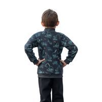 ESITO Mikina na zip Grafit Trucks - šedá