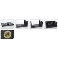 HOMESTYLING Sada košíků 3 ks bambus/len KO-KR9000090