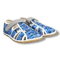 Chlapecká BAREFOOT domácí obuv Befado Softer - Oči