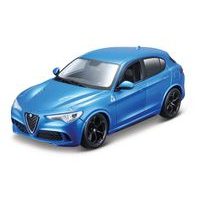 Bburago Bburago - Auta HOBBY, Plus, Alfa Romeo Stelvio, modrá, 1:24