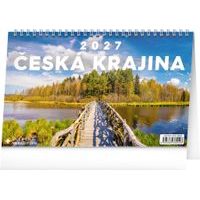 NOTIQUE Stolní kalendář Česká krajina 2027, 23,1 x 14,5 cm