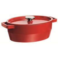 Pyrex KASTROL LITINOVÝ S POKL. PYREX 6L, 33X25CM, ČERVEN_hamashop