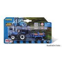 Maisto Maisto - Mini pracovní stroje, traktory s přívěsy, assort, blister