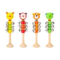 WOODY Rolničky zvířátka, 4 druhy