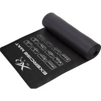 PROGARDEN Fitness podložka na jógu 183 x 58 cm černá KO-8EF000050