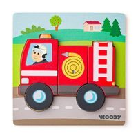WOODY Puzzle Baby - hasič