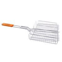 TORO GRILOVACÍ ROŠT S DŘEVĚNOU RUKOJETÍ 600x310x240x50MM_hamashop