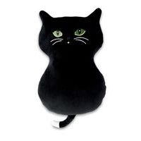 KOČKA VELKÉ OČI černá 35 cm