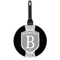 BERLINGERHAUS Pánev WOK s titanovým povrchem a poklicí 28 cm 28 cm Black Rose Collection BH-8353