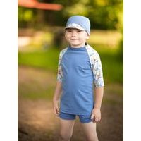 Unuo Dětská kšiltovka, Lila, Květiny