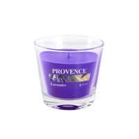 Provence SVÍČKA VE SKLE 140G, LEVANDULE_hamashop