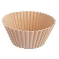 form.d 5,5cm, 6ks, na muffiny oranžová, silikon