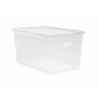 box 20,0l+víko, otvory, 39x26x20,5cm, transp.RASTR, MULTIBOX, plast