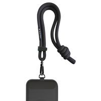 Black Rock Universal Wrist Band Lanyard, šňůrka/ poutko na mobil, s karabinkou, 25 cm, černá