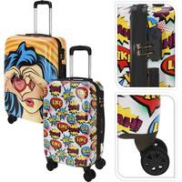 PROWORLD Kufr cestovní na kolečkách sada 2 ks motiv pop art KO-DG9001030
