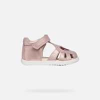 Světle růžové dívčí sandály pro první kroky Geox Sandal Macchia