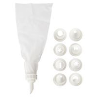 Cukrářský sáček sada, 9 špiček, d. 26 cm