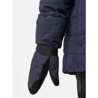 Unuo Dětské zimní rukavice Ski, Tm. Modročerná