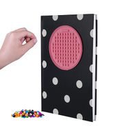 PIXIE CREW PIXIE CREW deník A5 modrý s bílým puntíkem