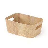 TORO KOŠ ÚLOŽNÝ 26*18*11CM BARVA DŘEVA PAPÍR+LEPENKA