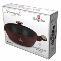 BERLINGERHAUS Kastrol s titanovým povrchem a poklicí 24 cm Leonardo Nordic Collection BH-8301