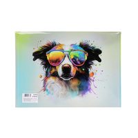 BAAGL Plastové desky na školní sešity School šedé