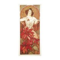 Pohled Alfons Mucha – Ruby, krátký Baagl