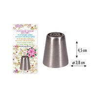 špička d38x45mm RŮŽE TRY-R2, zdobící, NR