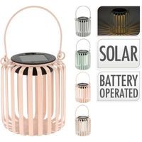 lucerna solární LED 9,5x11,5cm, mix barev