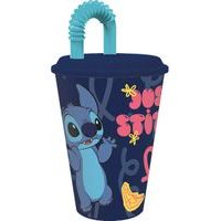 STOR KELÍMEK S BRČKEM STITCH 430 ML, PLAST_hamashop