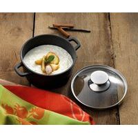 CS SOLINGEN Hrnec s cedící poklicí nerez Aron 16 cm CS-060541