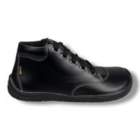 FARE BARE MATEO – chlapecké barefoot kotníkové boty z kůže černé