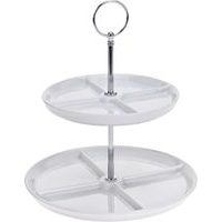 EXCELLENT HOUSEWARE Etažér dvoupatrový porcelánový KO-795880410