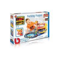 Bburago Bburago - STREET FIRE, Parkovací herní sada – garáž se dvěma autíčky, 1:43